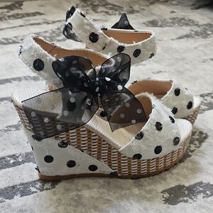 Super Unique Polkadot Wedges